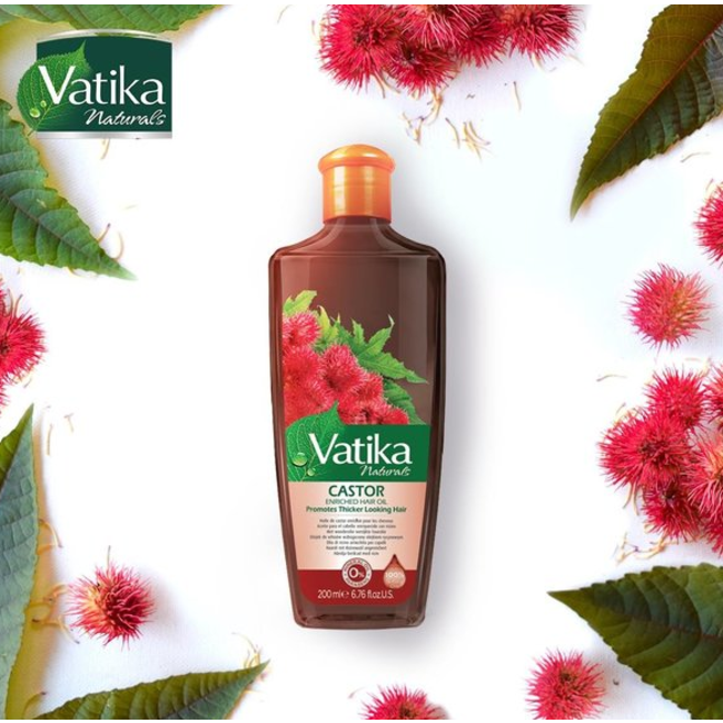 DABUR VATIKA Castor Enriched Hair Oil 200 ml.