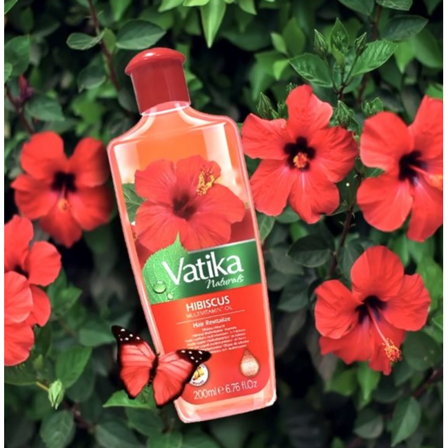 DABUR VATIKA Hibiscus Multivitamin Hair Oil 200 ml.