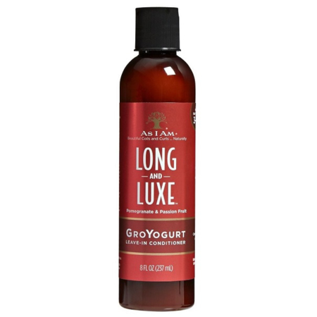 AS I AM Long & Luxe GroYogurt Leave in Conditioner 8 oz.