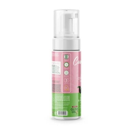 ORS Olive Oil Curlshow Curl Style Mousse Infused with Collagen & Avocado Oil for Strength & Length, Alchohol Free 7 oz