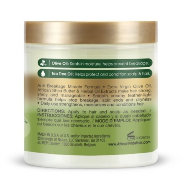 AFRICAN PRIDE OLIVE MIRACLE Strengthening Treatment 6 oz
