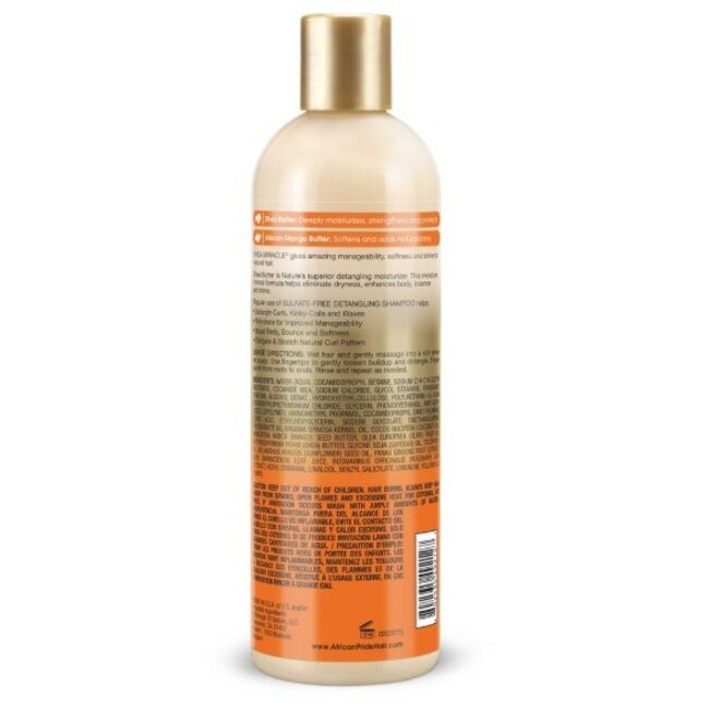 AFRICAN PRIDE SHEA Detangling Shampoo 12 oz