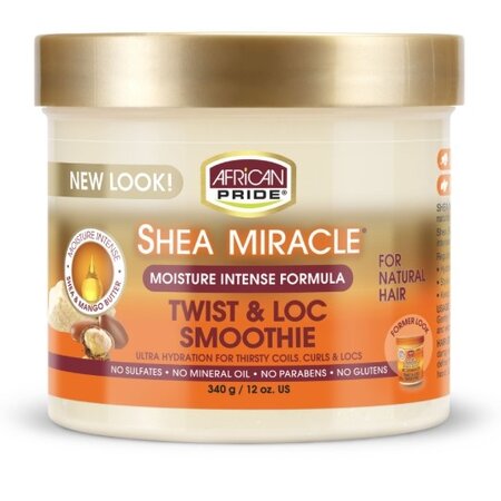 AFRICAN PRIDE SHEA Twist & Loc Smoothie 12 oz