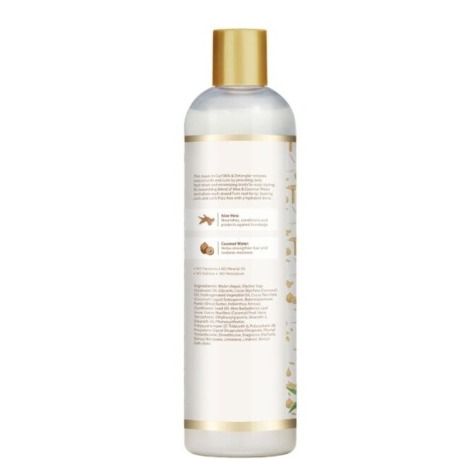 AFRICAN PRIDE  Moisture Miracle Aloe & Coconut Water Curl Milk & Detangler 12 oz.