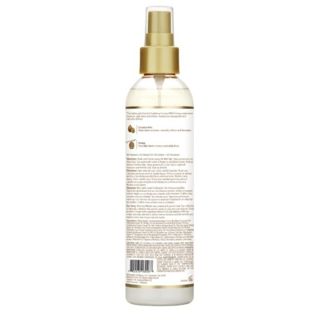 AFRICAN PRIDE  Moisture Miracle Coconut Milk & Honey Leave-In Conditioner 8 oz