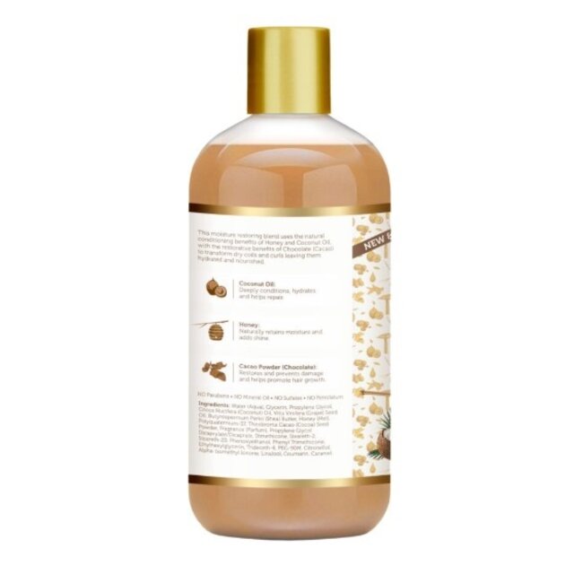 AFRICAN PRIDE  Moisture Miracle Honey, Chocolate & Coconut Oil Conditioner 12 oz