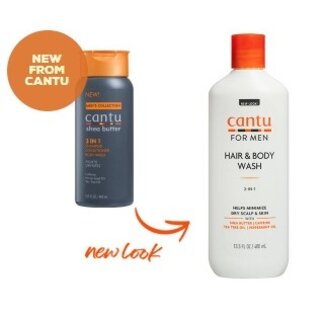 CANTU Men's 3 in 1 Shampoo 13.5 oz