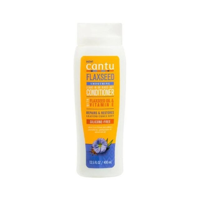 CANTU Flaxseed Smoothing Leave-In or Rinse Out Conditioner 13.5 oz