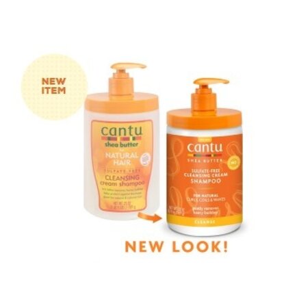 CANTU Shea Butter Sulfate-Free Cleansing Cream Shampoo 25 oz