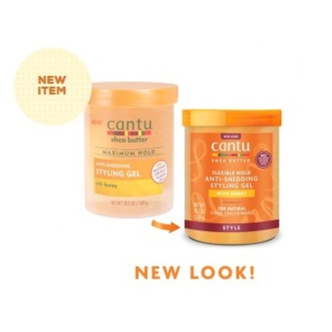 CANTU Anti-Shedding Styling Gel With Honey 18.5 oz