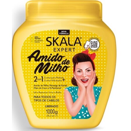 SKALA Skala Hair Treatment Cream De Amido De Milho 1000 gr.