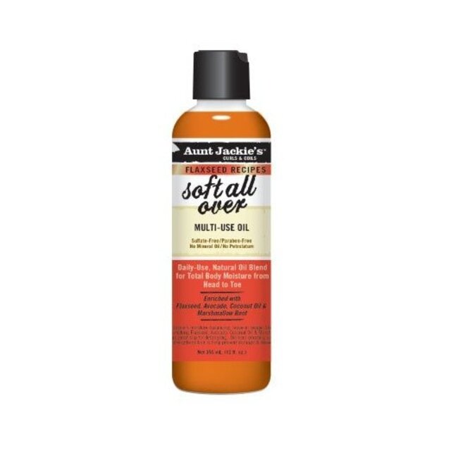AUNT JACKIE'S Flaxseed Soft All Over Multi-Purpose Oil 8 oz.