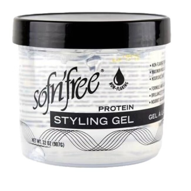 SOF N' FREE Protein Styling Gel Clear 32 oz.