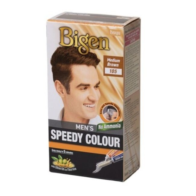 BIGEN Men's Speedy Color - 105 Medium Brown