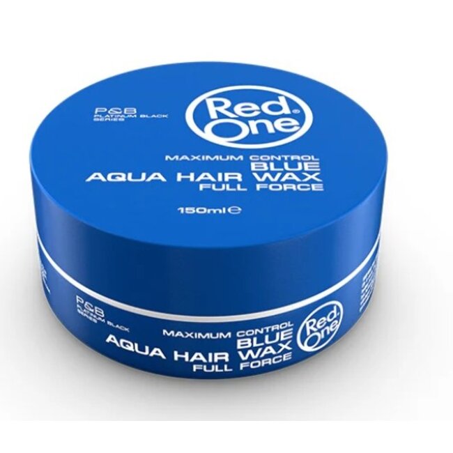 RED ONE Blue Aqua Hair Wax Full Force 150 ml.