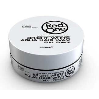 RED ONE Bright White Aqua Hair Wax Full Force 150 ml.