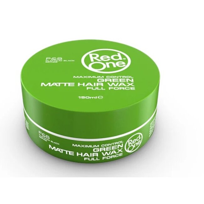 RED ONE Green Matte Hair Wax Full Force 150 ml.