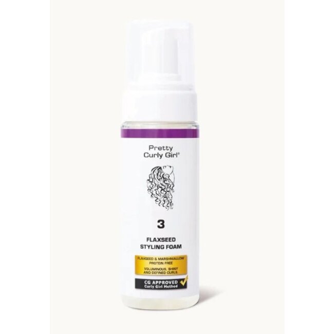 PRETTY CURLY GIRL Flaxseed Styling Foam 150 ml.