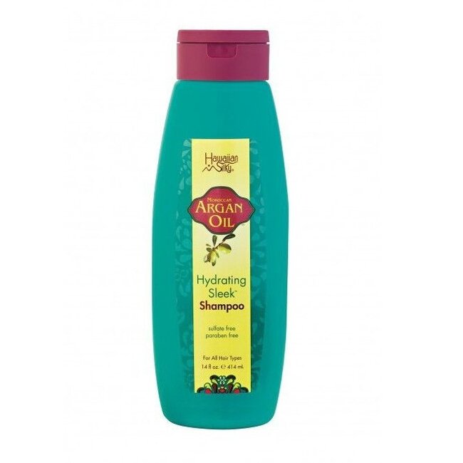 HAWAIIAN SILKY Argan Oil Hydrating Sleek Shampoo 14 oz