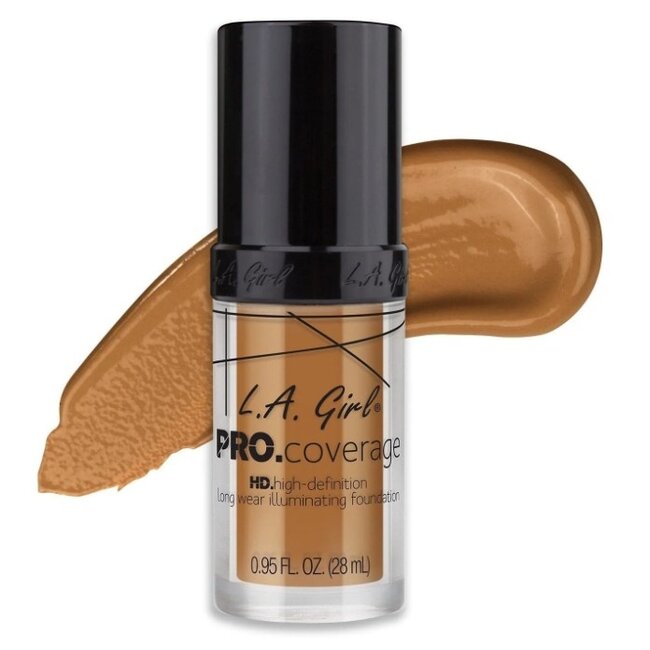 L.A. GIRL Pro Coverage HD Liquid Illuminating Foundation - GLM651 Bronze