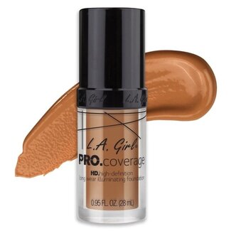 L.A. GIRL Pro Coverage Liquid Illuminating Foundation - GLM650 Sand