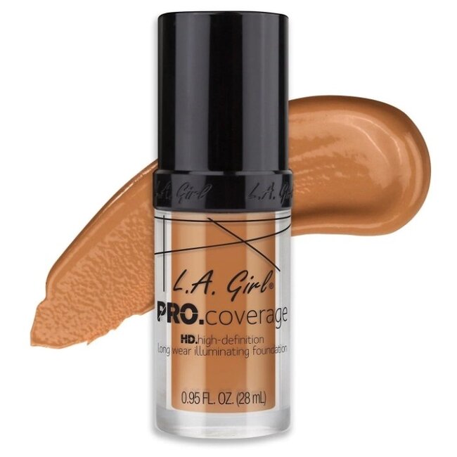 L.A. GIRL Pro Coverage HD Liquid Illuminating Foundation - GLM649 Tan