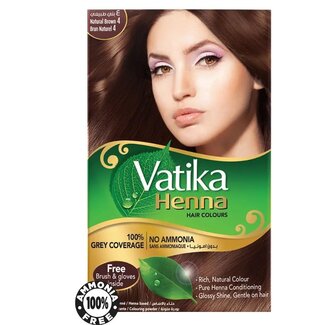 DABUR VATIKA Henna Hair Color Natural Brown