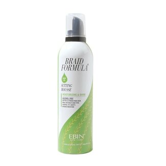 EBIN Braid Formula Olive Oil Setting Mousse 354 ml.