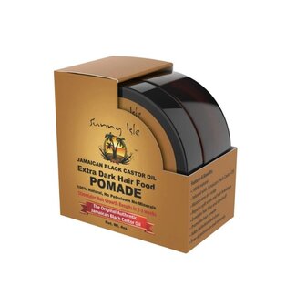 SUNNY ISLE Extra Dark Jamaican Black Castor Oil Hair Food Pomade 4 oz.