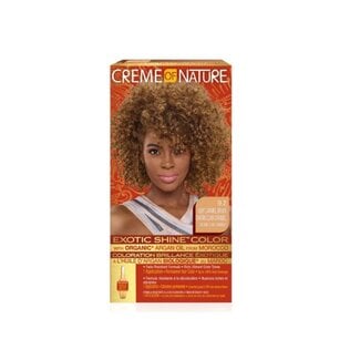 CREME OF NATURE Exotic Shine Color 9.2 Light Carmel Brown