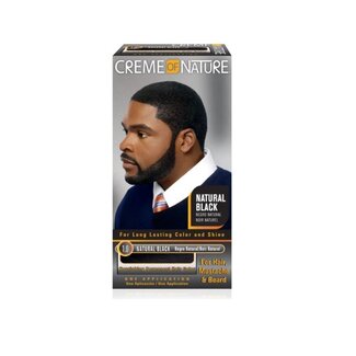 CREME OF NATURE Nourishing Hair Color For Men 1.0 Natural Black