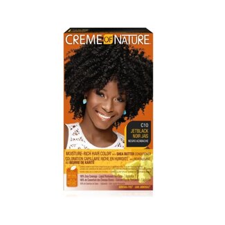 CREME OF NATURE Moisture-Rich Hair Color C10 Jet Black