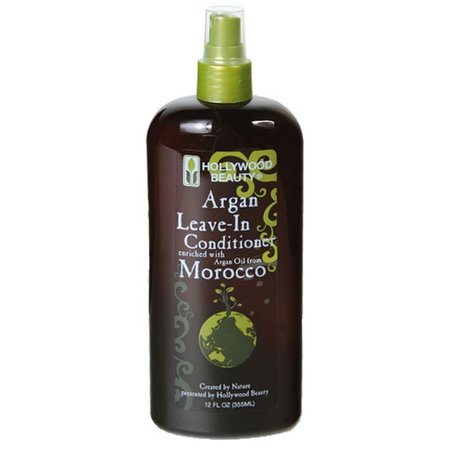 HOLLYWOOD BEAUTY Argan Leave-In Conditioner Morocco 12 oz