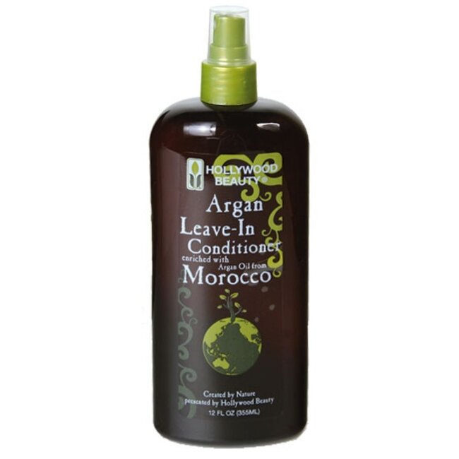 HOLLYWOOD BEAUTY Argan Leave-In Conditioner Morocco 12 oz