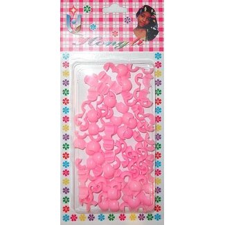 Kralen open - roze
