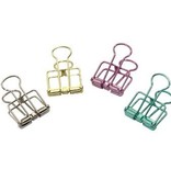 Binder clip div. kleuren M 5,6 x 3,5cm