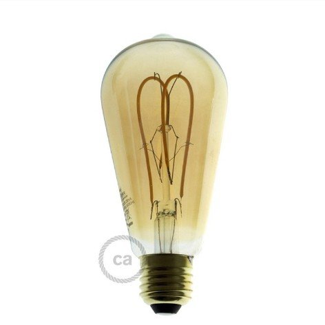 Edison St64 Lamp Led 5w E27 Rustiek Dimbaar Binnen En Buiten Harlingen