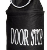 Deurstopper + ring - Zwart