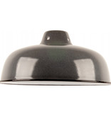 Emaille lamp grey - 25,5cm