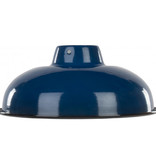 Emaille lamp royal blue - 25,5cm