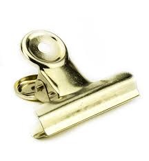 Papier clip goud 19mm