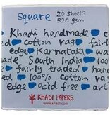 Khadi Papers Khadi katoen papier 20 x 20 Square