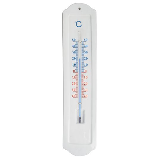 Thermometer keramiek wit