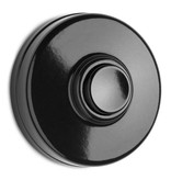 Deurbel drukker bakeliet - zwarte knop