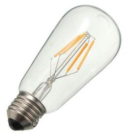 Edison lamp led 4W - E27/220V - dimbaar