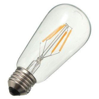 Edison lamp led 4W - E27/220V - dimbaar