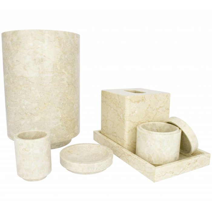 Indomarmer 6-piece Marble bath set Banda