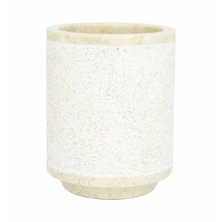 Indomarmer Marmor Zahnbürstenbecher Soemba