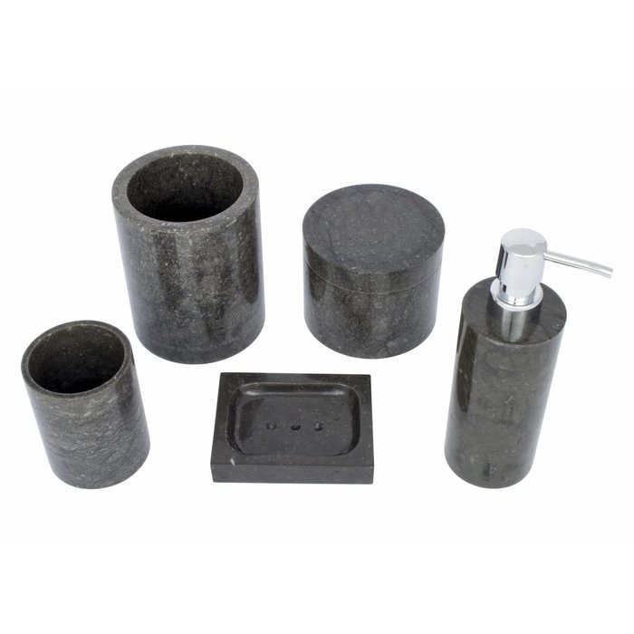 Indomarmer 5-piece Marble bath set Sumatra