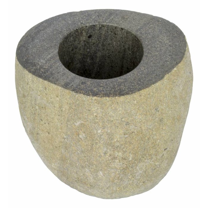 Indomarmer Toilettenbürstenhalter Flores Flussstein